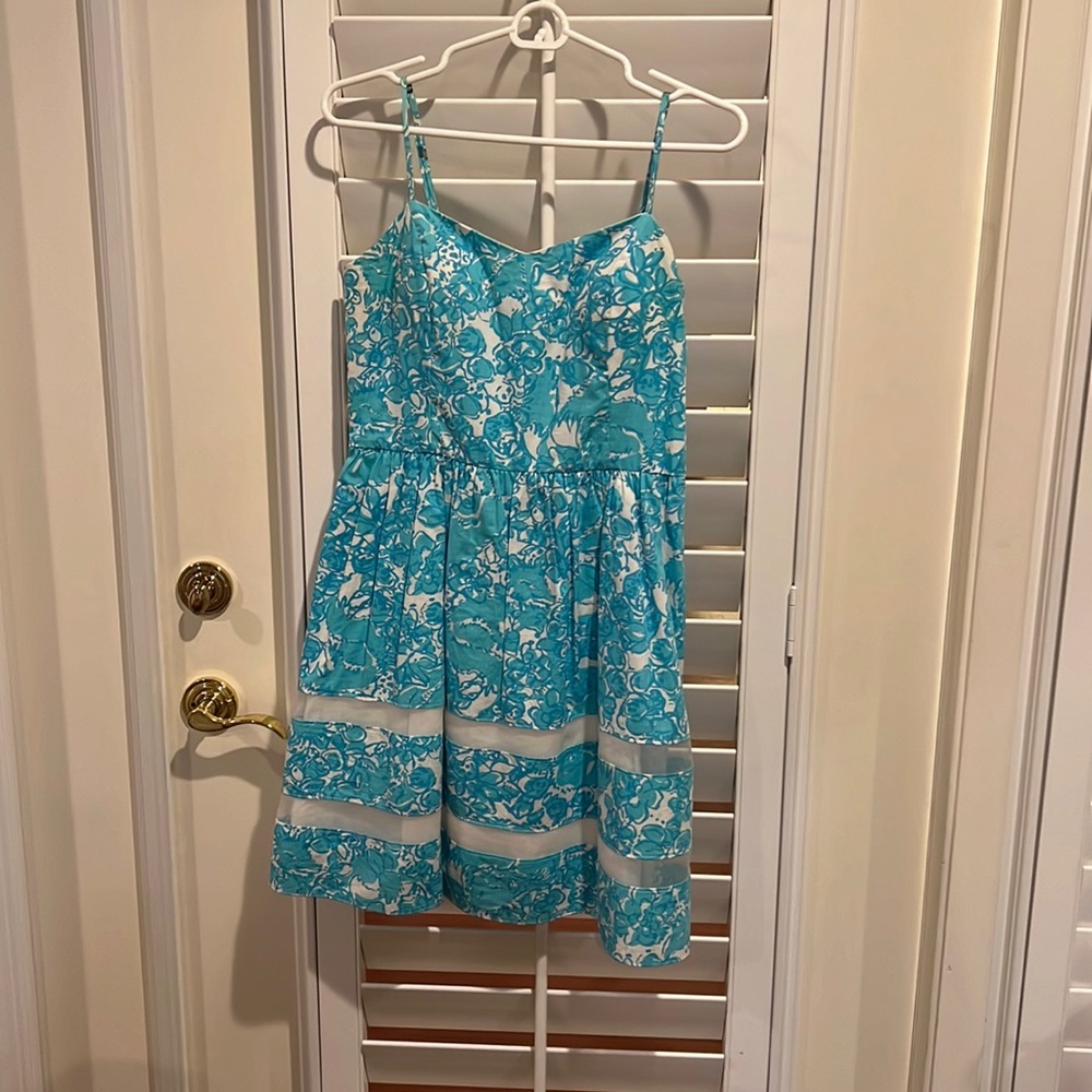 Blue Lilly Pulitzer dress, Size 6